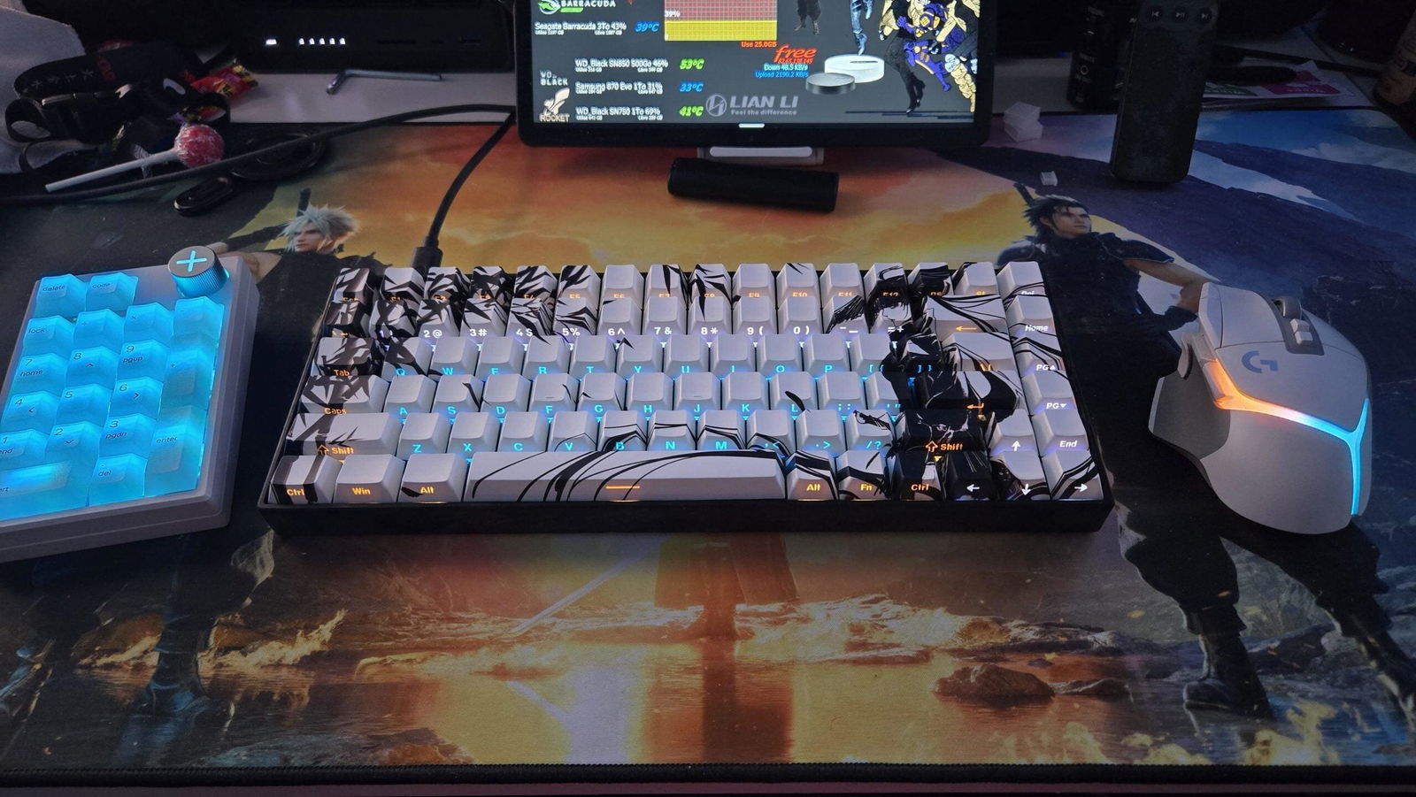 WLMouse Ying75 Magnetic 8K ANSI US White - Keyboards