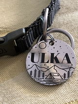 Médaille pour Chien Ronde à Personnaliser
