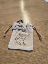 Médaille pour Chien en Forme d'Os à Personnaliser