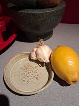 3-in-1 Garlic & Ginger Grater — with Herb Stripper & Spoon Rest