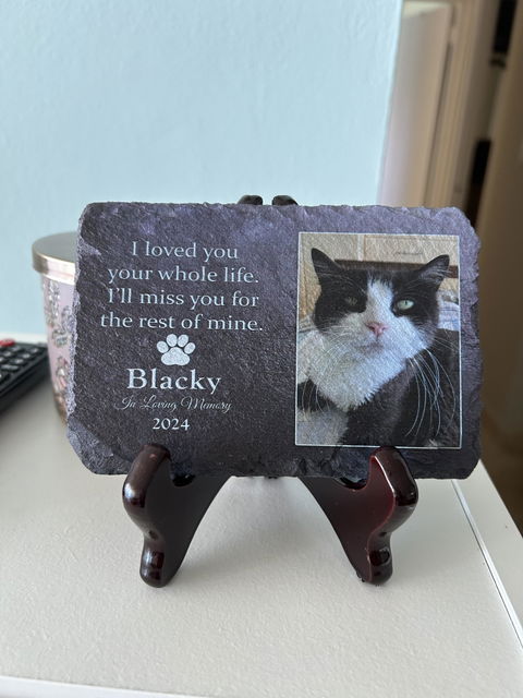 Heartwarming Tribute- I Loved You Your Whole Life, I'll Miss You For The Rest of Mine- Personalized Dog Memorial Stone