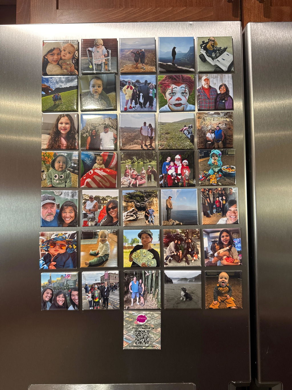 Set of 9 Premium Custom Photo Magnets - #1 Best Seller