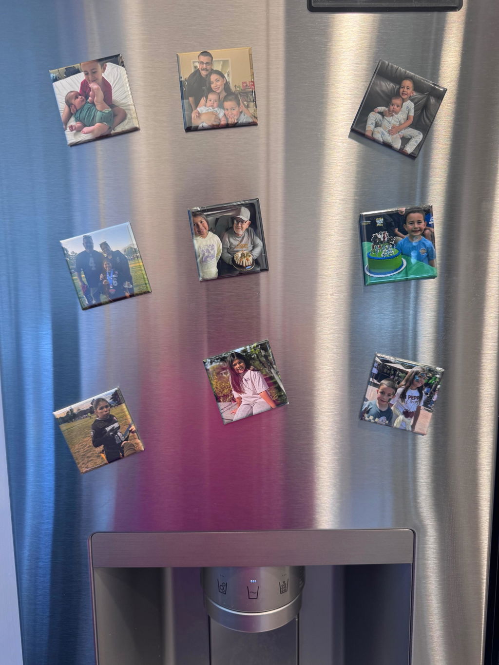 Set of 9 Premium Custom Photo Magnets - #1 Best Seller