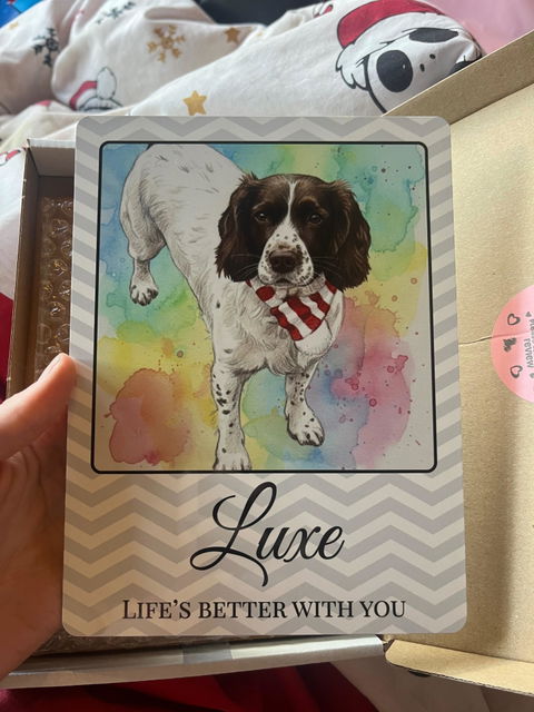 A5 Personalised Aluminium Photo Plaque