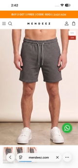 Short dark greay review photo