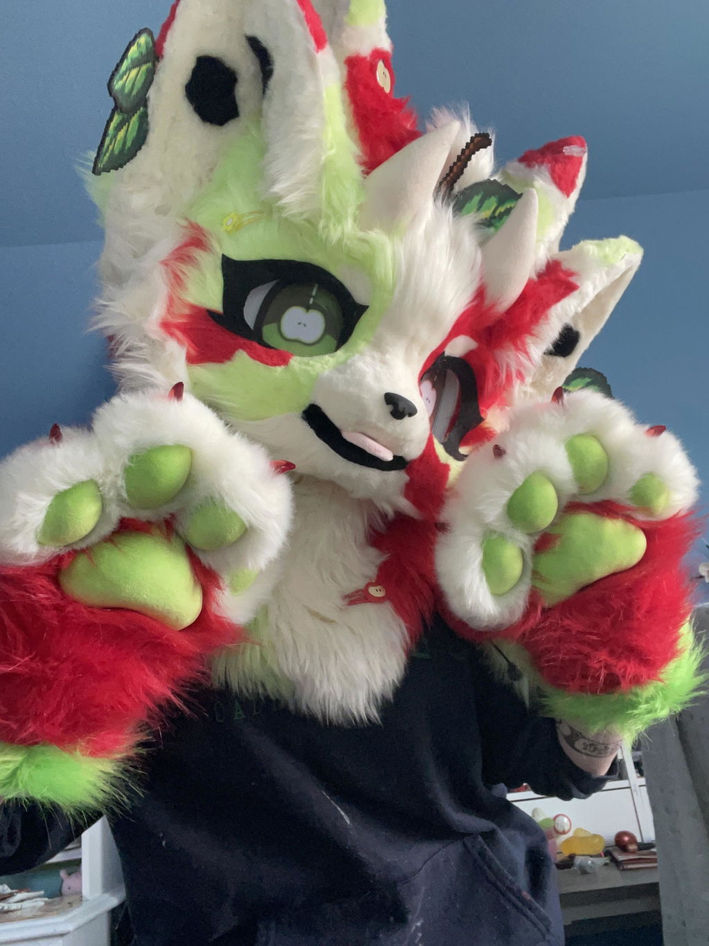 Rabbit – Full Set Chef Hat Realistic Bunny Kemono Fursuit | Meow