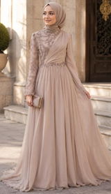 Halil Modest Evening Dress
