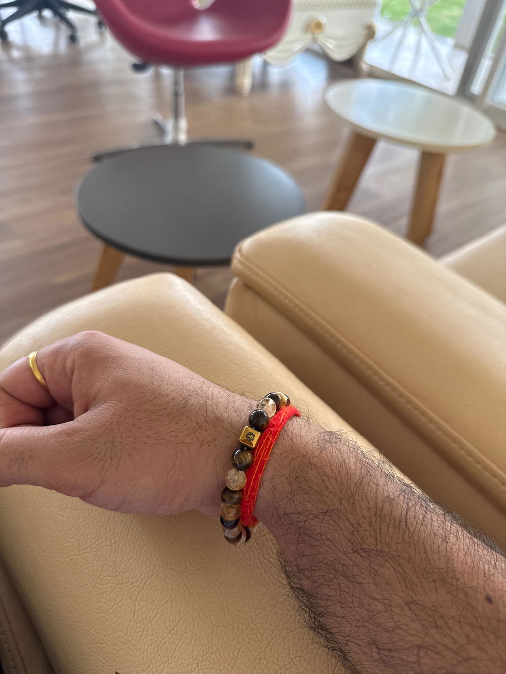 Leo (Singh) Zodiac Stone Bracelet with MagSnap 4