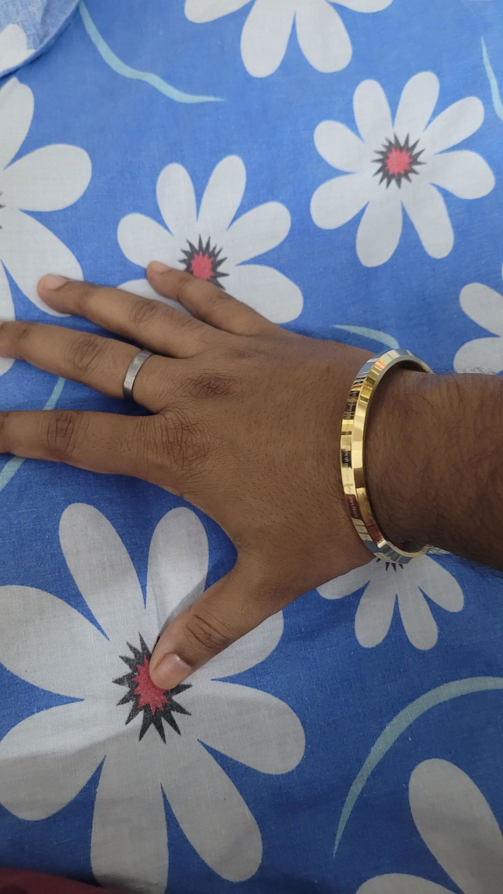 9 Verse of Hanuman Chalisa MicroCarved Round Kada