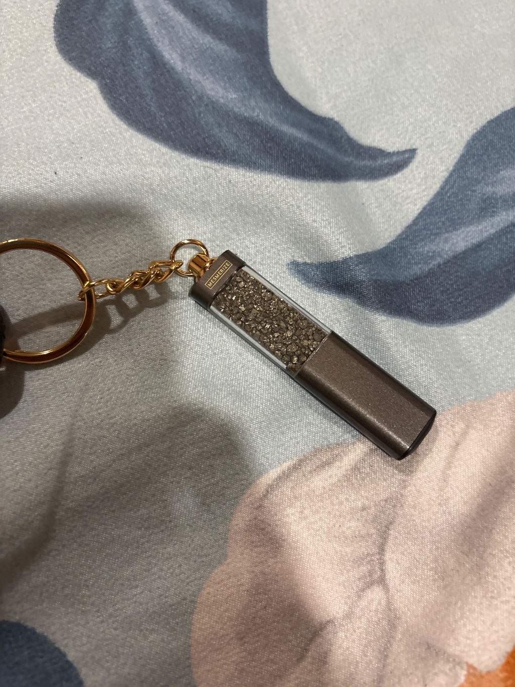 Money Magnet Pyrite Keychain