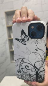 Night Flutter Tough iPhone Case