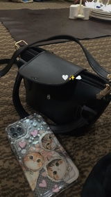 Valisa Black Shoulder Bag