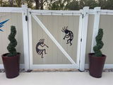 Kokopelli Spirit Of Music Metal Wall Art (2 Piece Set)