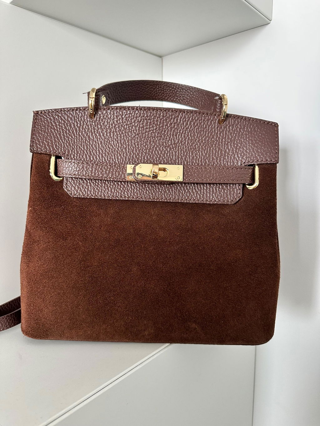 Mia Suede Dark Chocolate – Kundenfoto