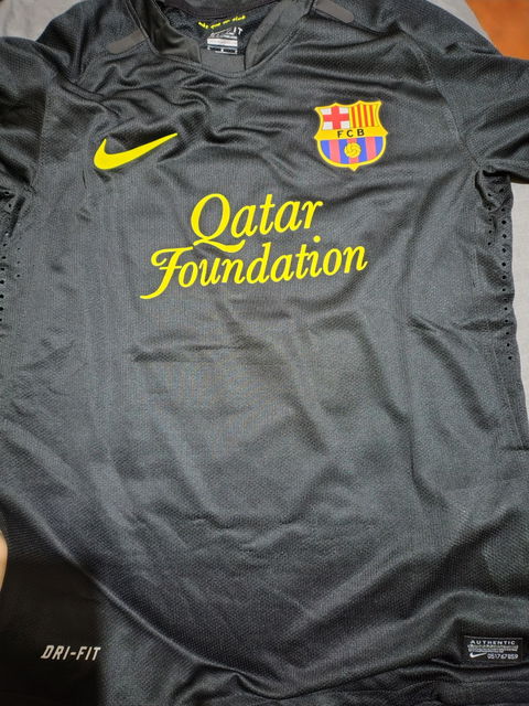 Jersey 2011/12 Barcelona Visitante Manga corta Versión Jugador Retro