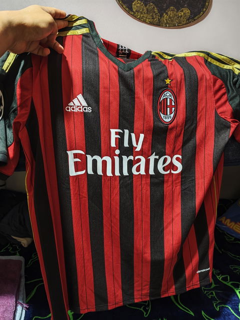 Jersey 2013/14 AC Milan Local Manga corta Versión Fan Retro