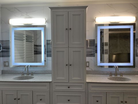 LED Mirrors - Rectangular Front Lit
