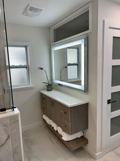 Liberty • Front-Lit Mirror • 36" x 72" • 2 Piece