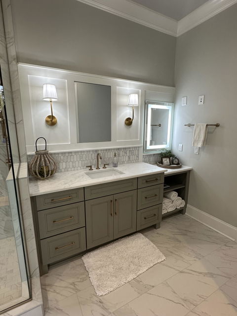 LED Mirror (Front-Lighted) 24" x 32" | 2-Piece