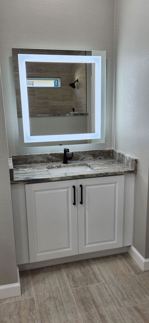 Liberty • Front-Lit Mirror • 36" x 48" • 2 Piece