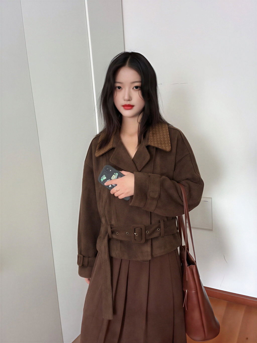 Coat+Belt for Women