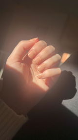 Naked Stars and Moon Semi-Cured Gel Nail Stickers