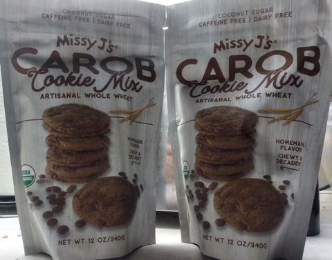 Missy J’s Organic Carob Whole Wheat Cookie Mix