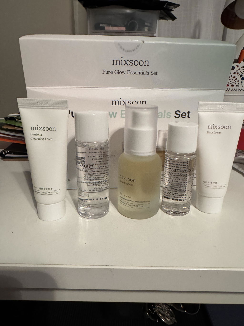 mixsoon Pure Glow Essentials Set – All-in-One Skincare Kit, 5-Step Rou