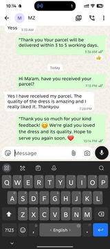 Zara review photo