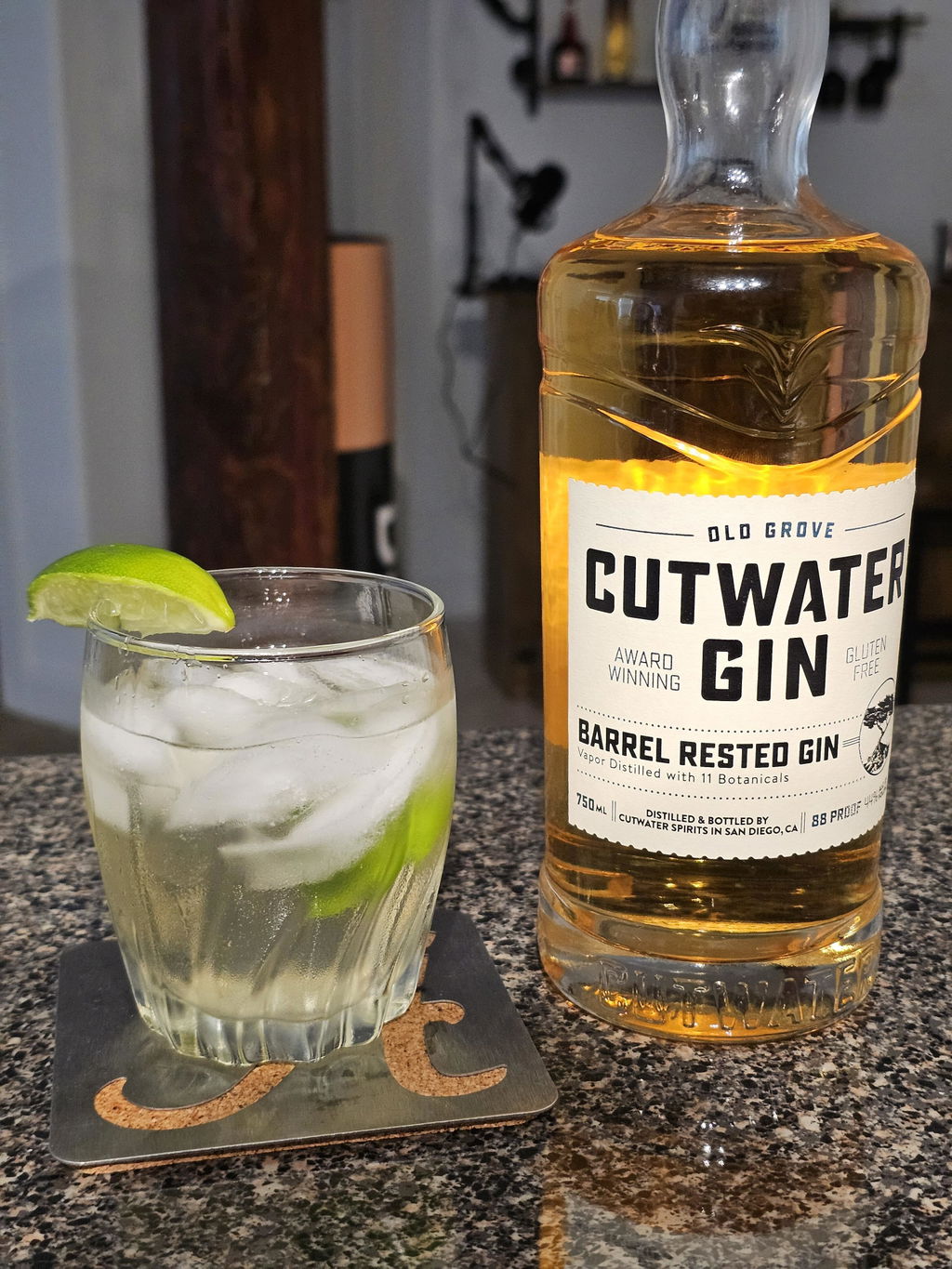 Cutwater Old Grove Barrel Rested Gin 750mL
