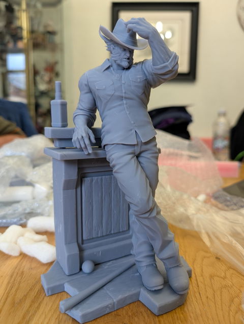 Wolverine - 3D Printed Statue / Bust - 10 Scale