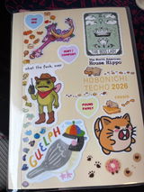 House Hippo Sticker Sheet