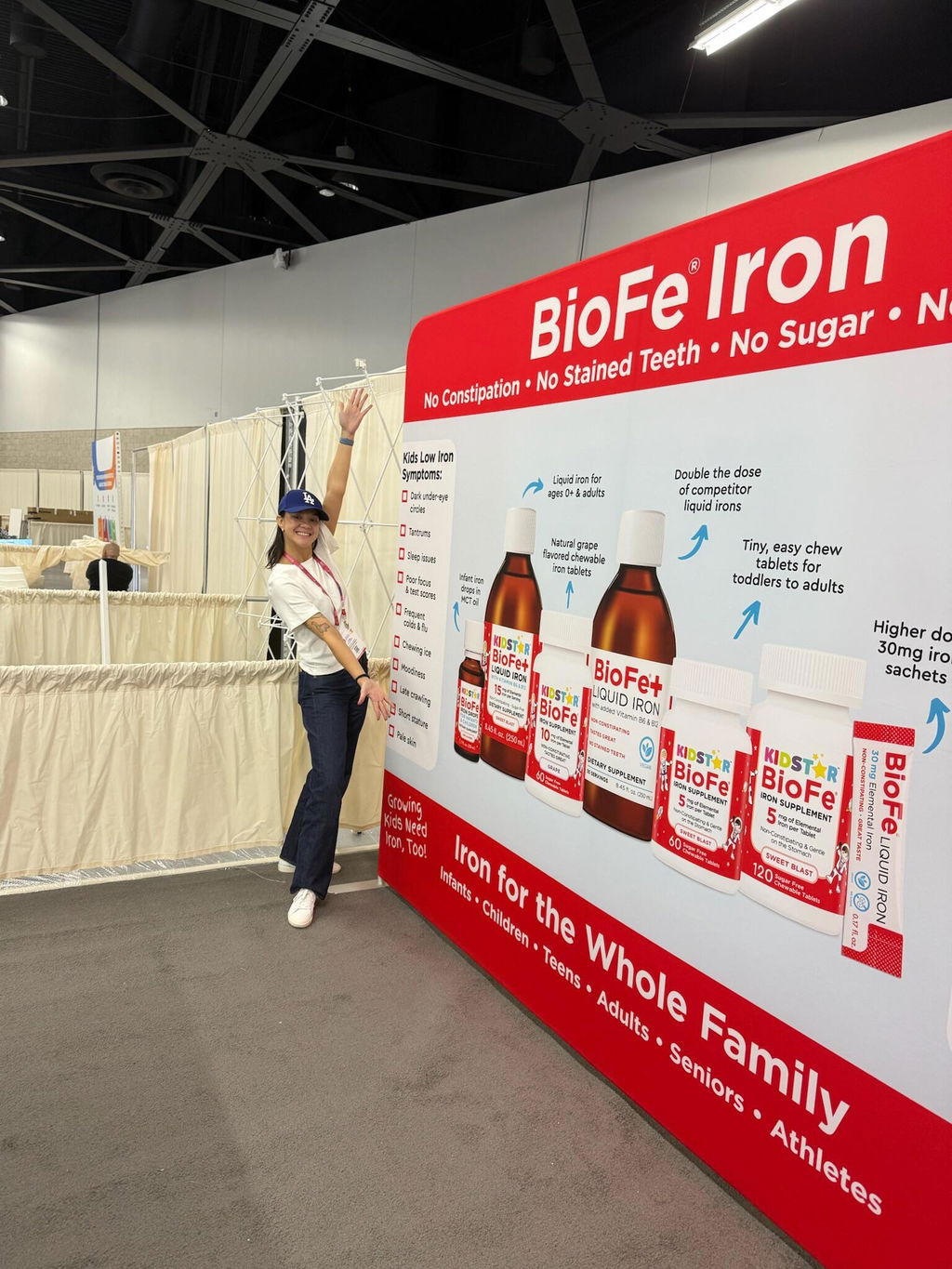 10' Straight Tension Fabric Backdrop - Trade Show Display