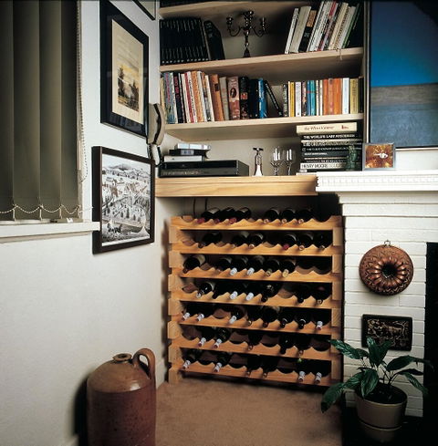 9 Bottle Wide Wine Rack