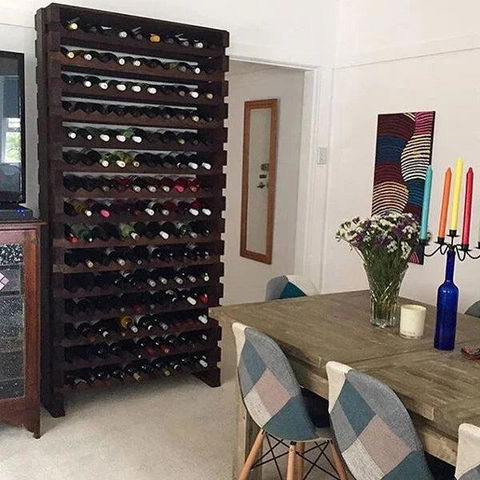 9 Bottle Wide Wine Rack