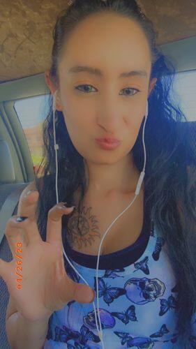 Customer photo wearing Vika Tricolor Yellow Flame Colored Contact Lenses