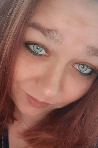 Customer photo wearing Hokkaido LA GIRL Gray Colored Contact Lenses