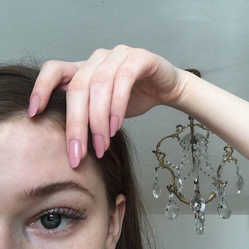 Customer photo wearing Big Eye Black Circle Contact Lenses - Dolly Eye Effect