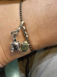 Muonionalusta Meteorite Pendant Sterling Silver #2