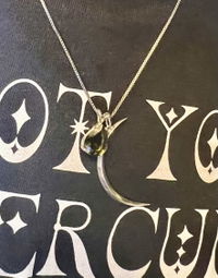 Faceted Moldavite Pendant Sterling Silver #8523