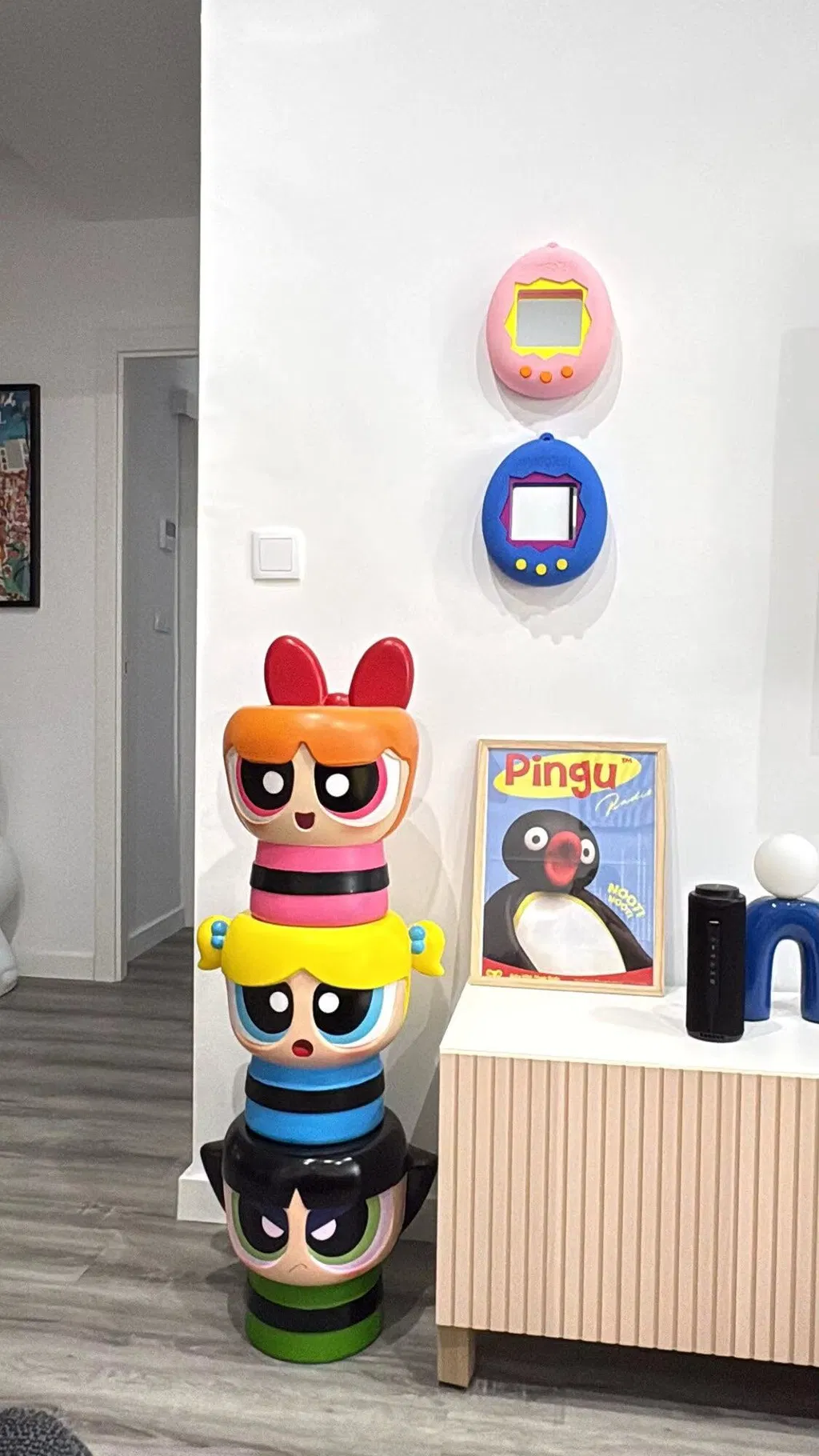 MOMO Cartoon Low Stool | Character Head Stool | Kids Shoe-Changing Bench & Room Decor