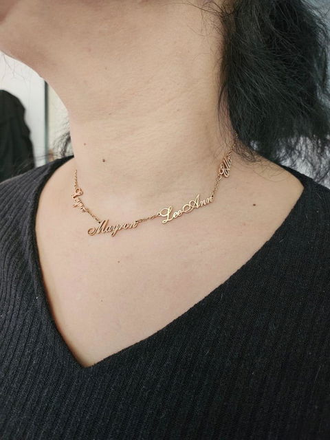 Collier Prénoms Personnalisés