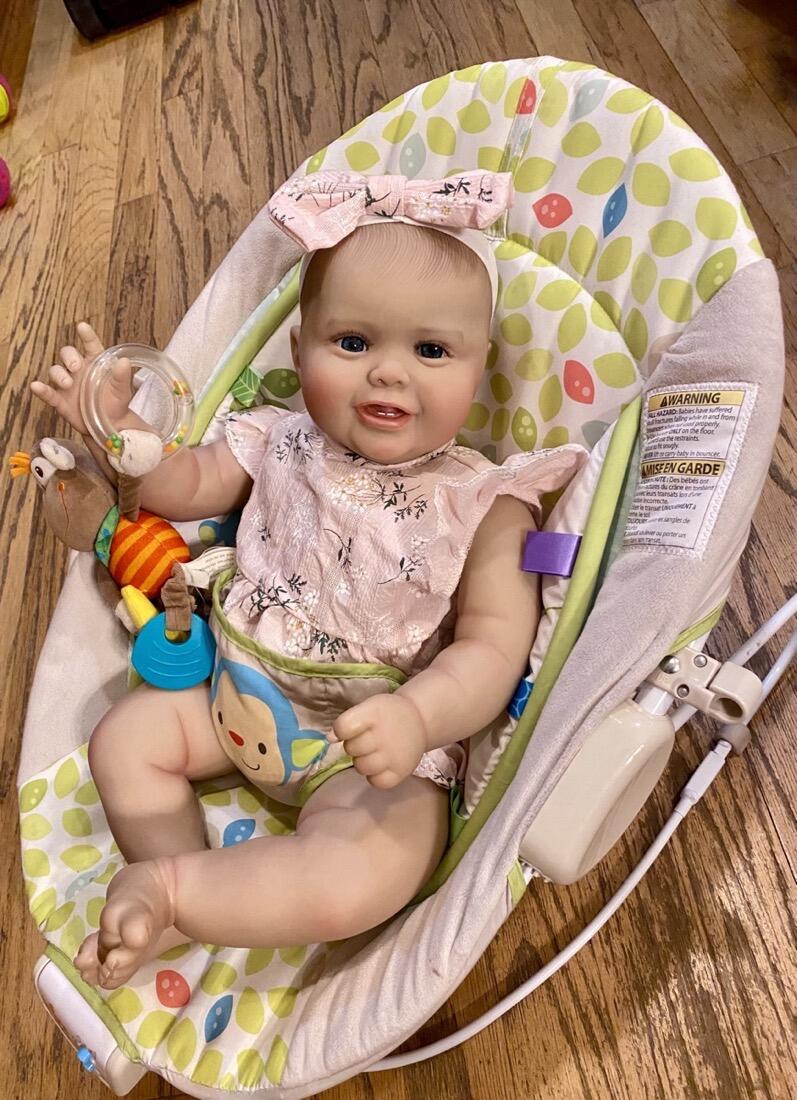24 Inch Maria Reborn Doll With Open Eyes - Kodi