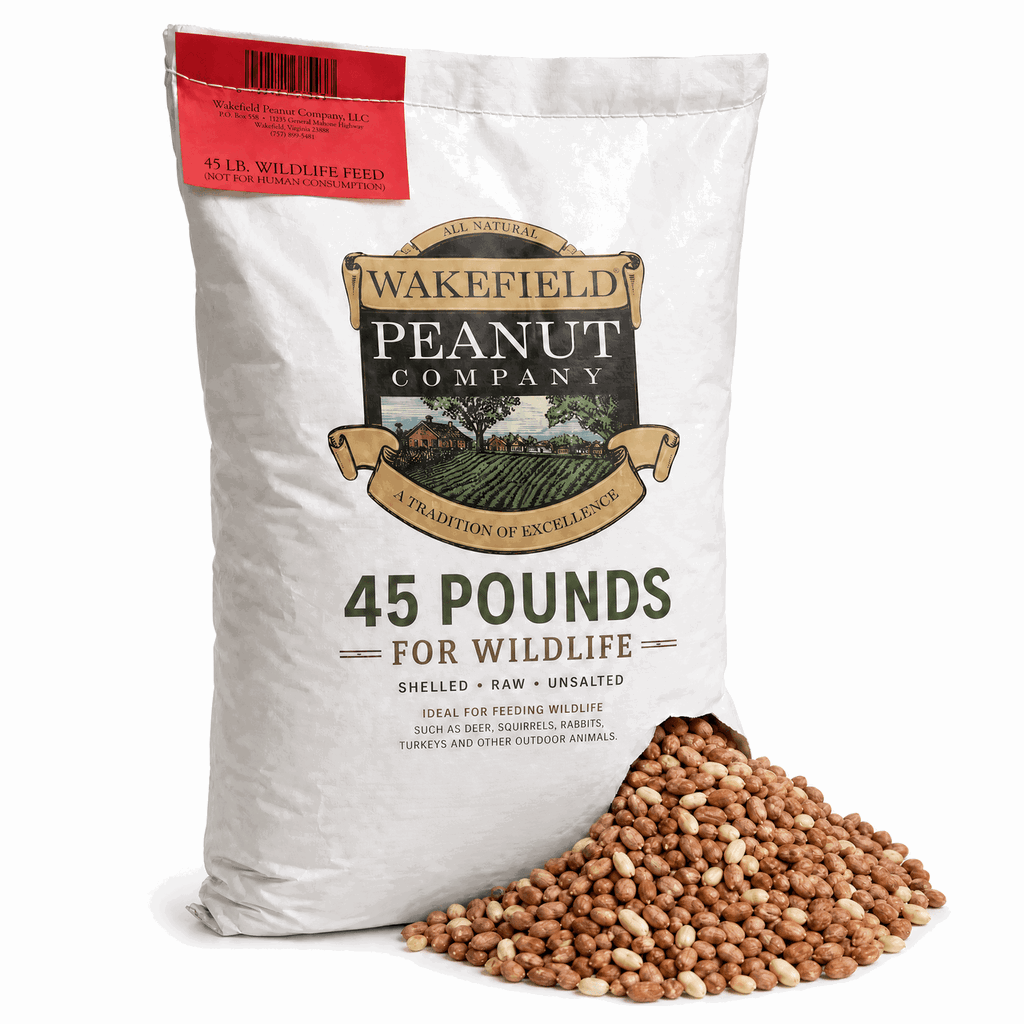 Wakefield Shelled Peanuts for Wildlife, 45 lb | Monroe – Monroe