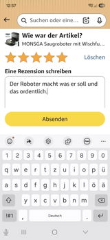 Amazon Kunde review photo
