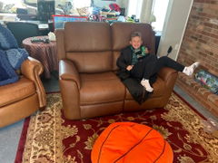 Henry Power Reclining Loveseat With Adjustable Headrest And Lumbar
