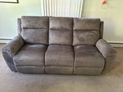 Joel Reclining Sofa In Brownstone