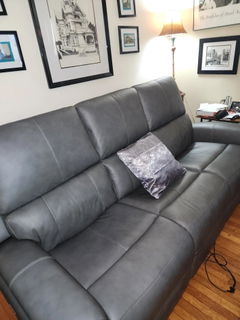 Linden Power Reclining Sofa With Adjustable Headrest And Lumbar