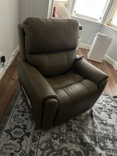 Carter Power Lift Recliner with Power Headrest, Lumbar, Heat & Massage