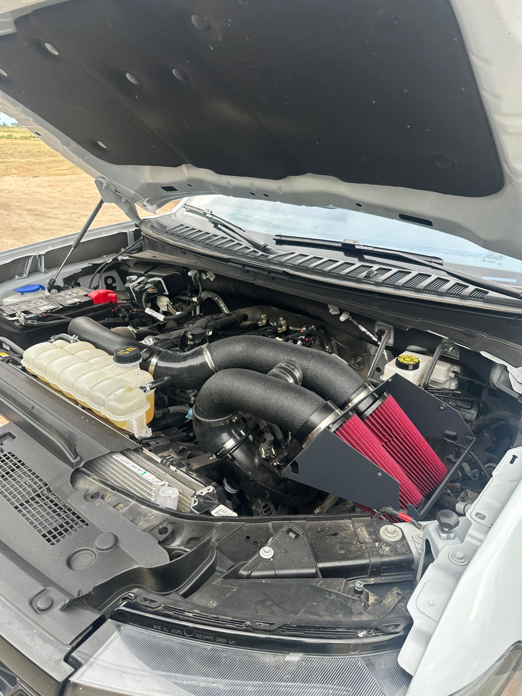 21-26 Ford F-150 & Raptor / 22-25 Ford Expedition 3.5L EcoBoost CV Fabrication 2123352123RE Dual-Filter Cold Air Intake